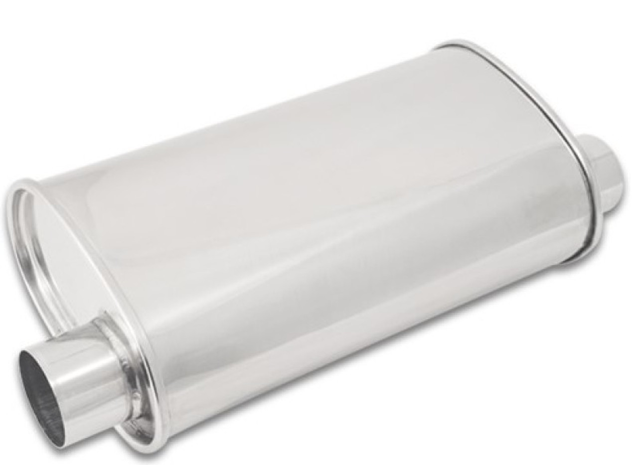 Vibrant 1129 StreetPower Oval Muffler 5in x 9in x 15in - 2.5" inlet/outlet