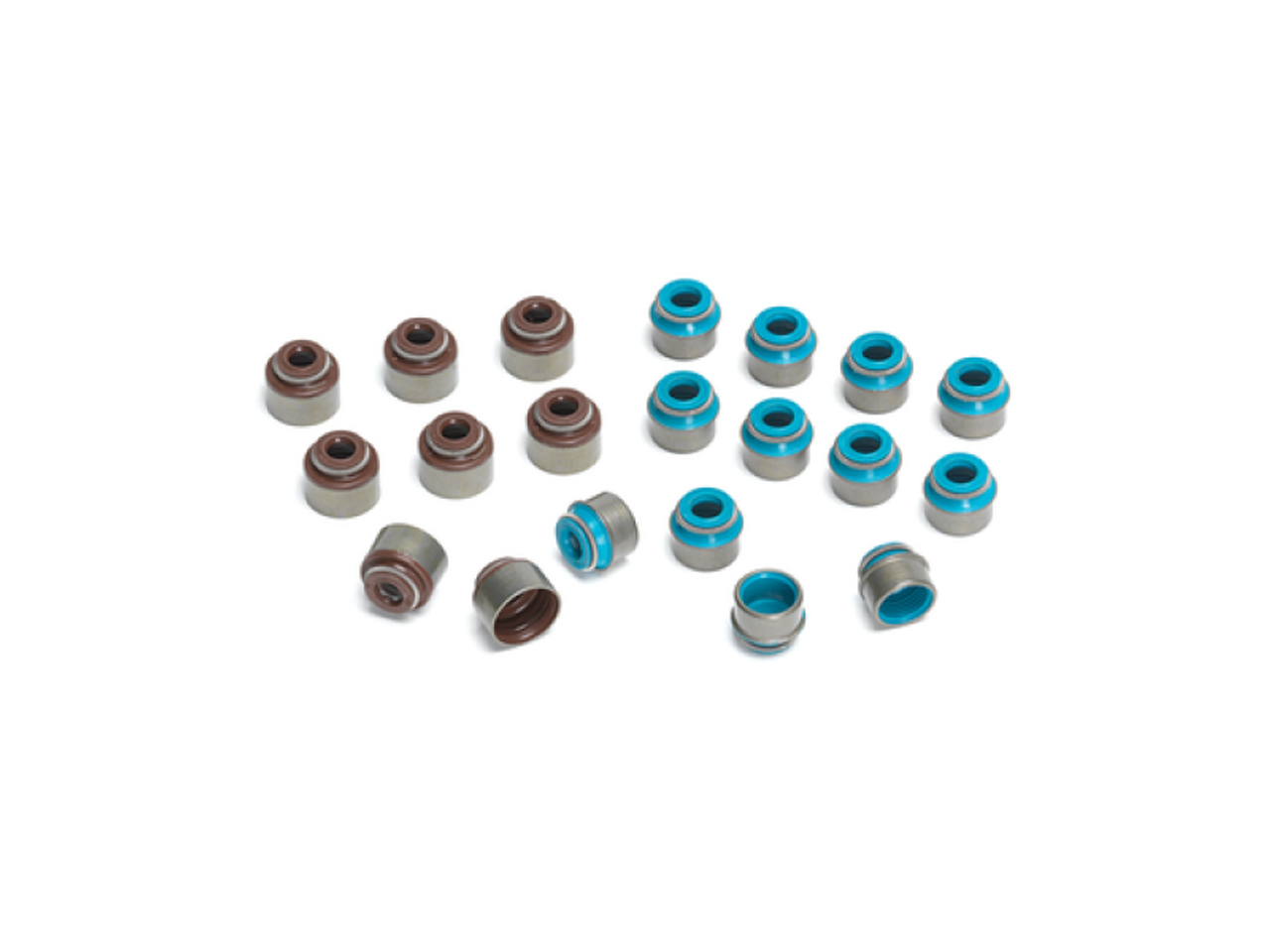 Supertech Honda 7mm Viton Intake & Exhaust Valve Stem Seal - Set of 8