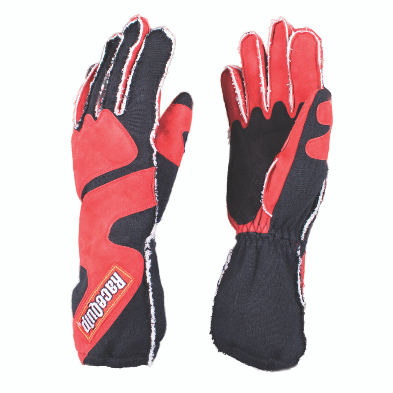RaceQuip SFI-5 Red/Black Medium Outseam w/ Closure Glove