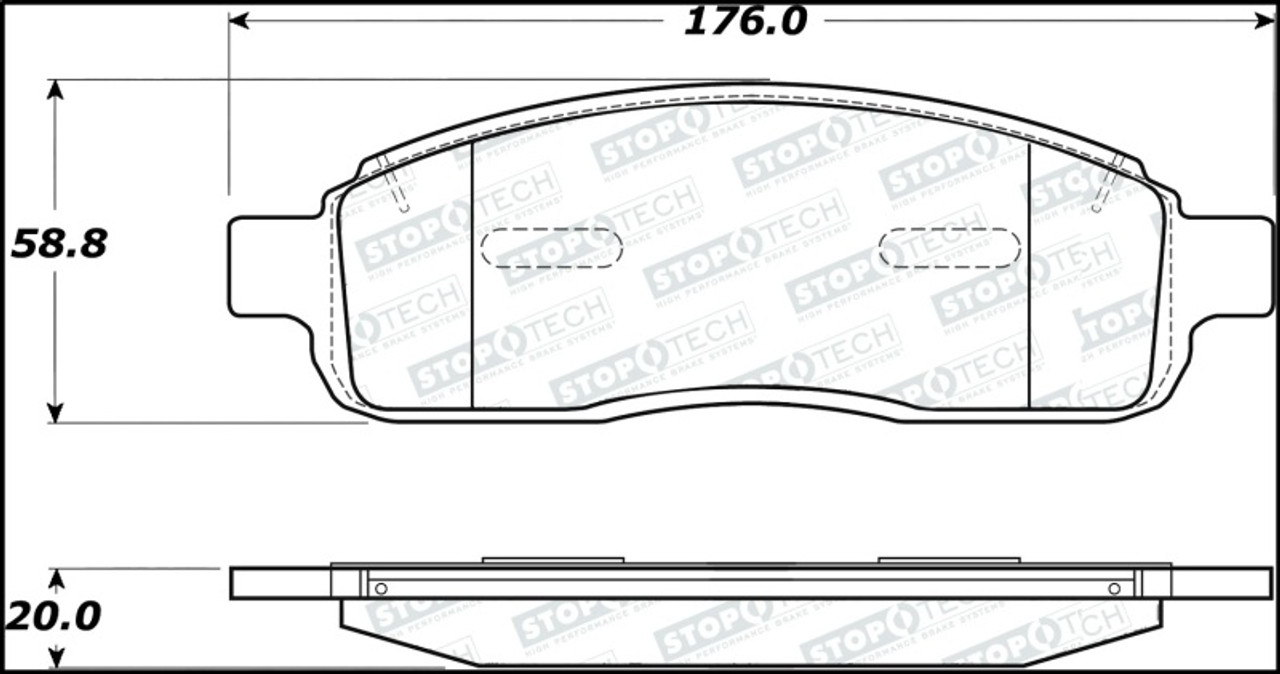 Select Brk Pads sto305.10110
