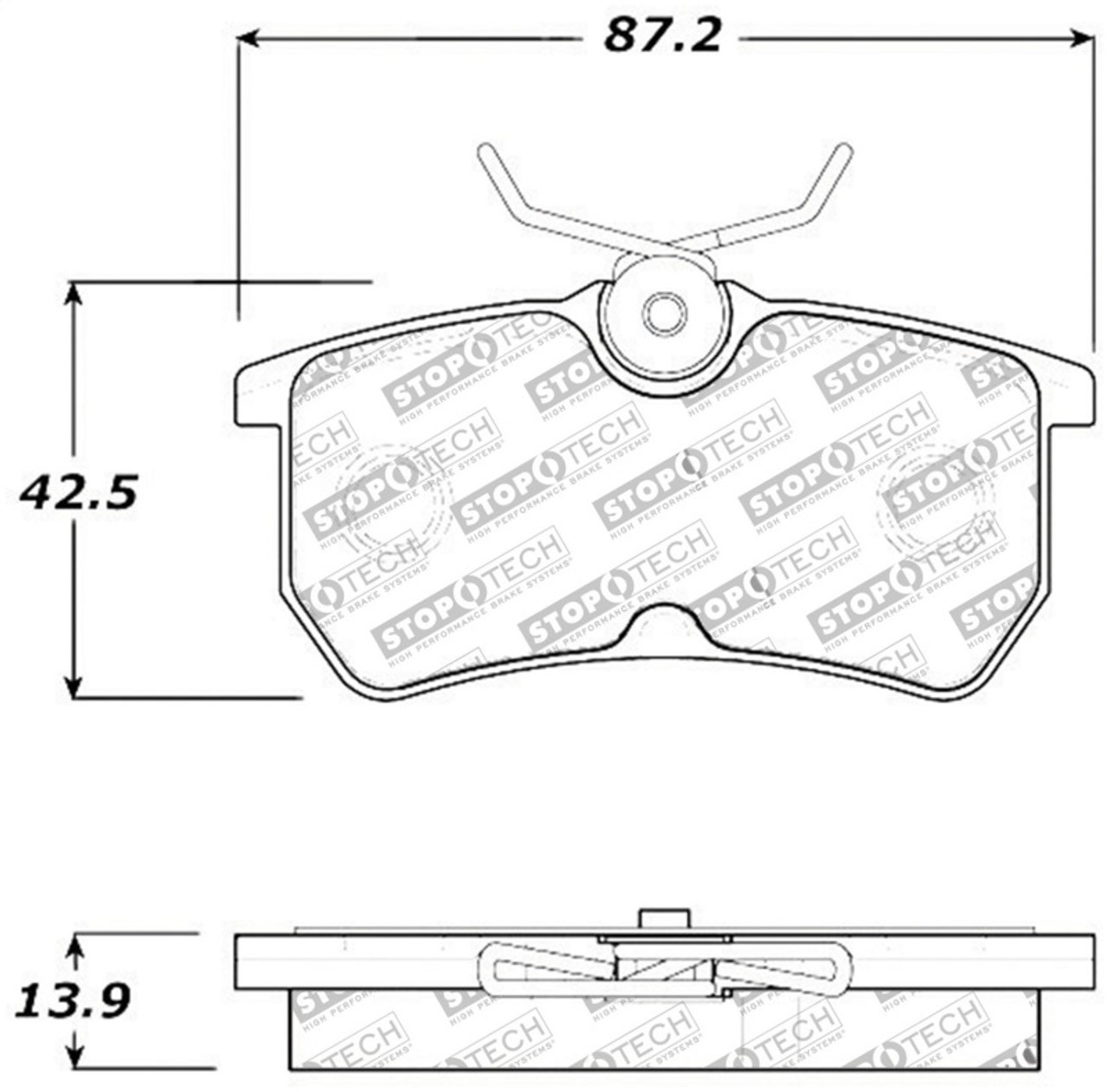 StopTech Street Touring Brake Pads sto308.08860