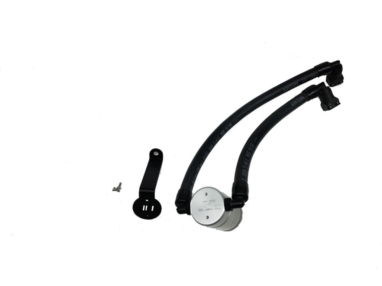 JLT 15-19 Ford Edge Sport/ST Passenger Side Oil Separator 3.0 - Clear Anodized