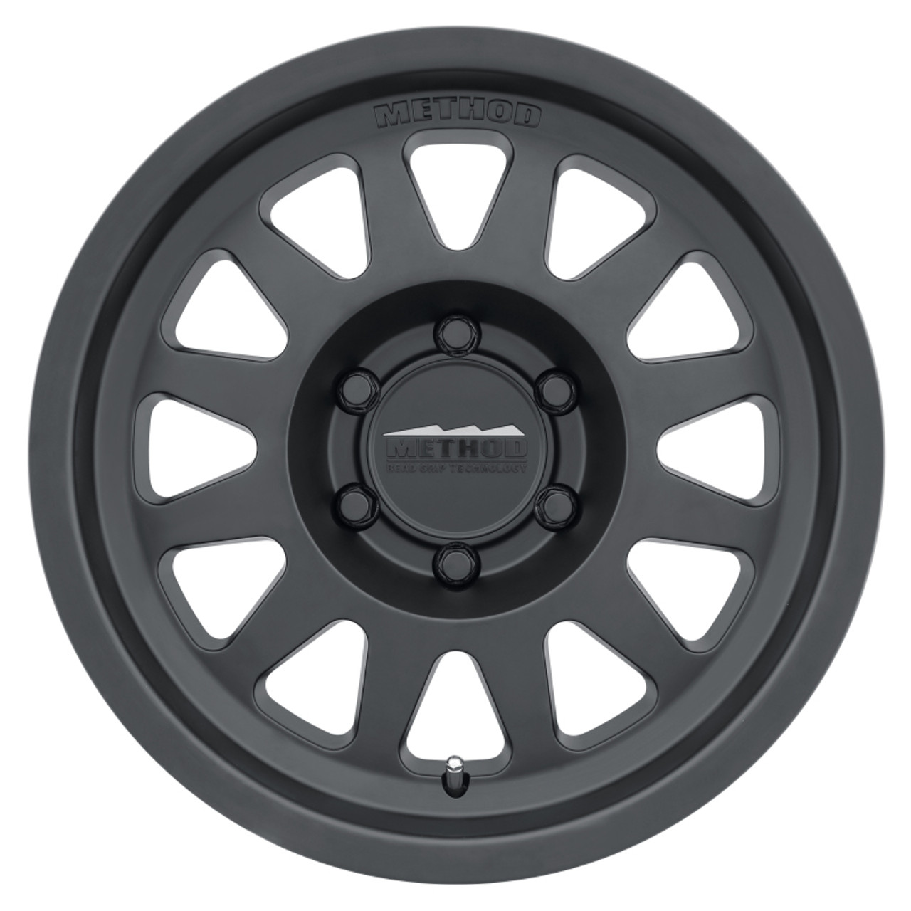 Method MR704 17x8.5 0mm Offset 6x120 67mm CB Matte Black Wheel