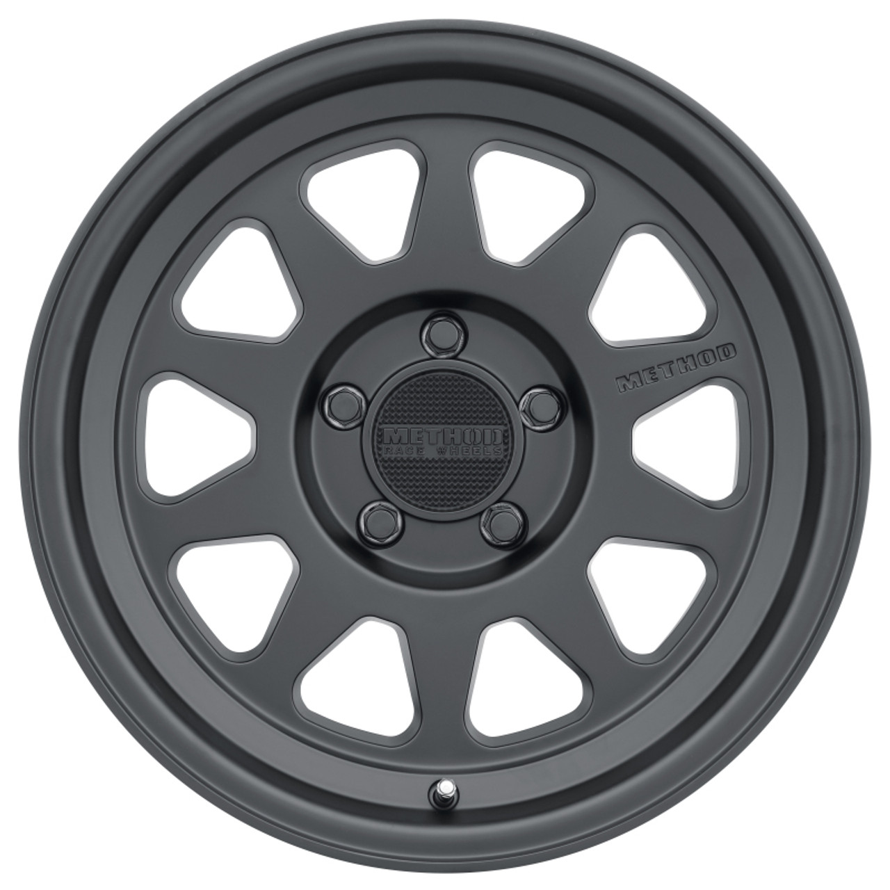 Method MR316 17x8.5 0mm Offset 5x5 71.5mm CB Matte Black Wheel