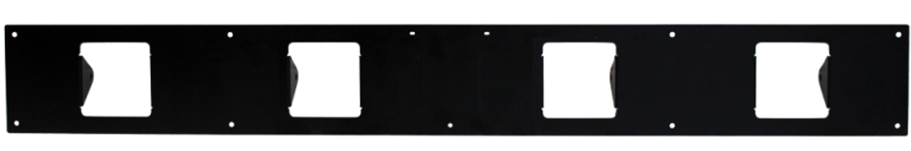 Go Rhino SRM100 Front Plate - Four 3in Cube Lights