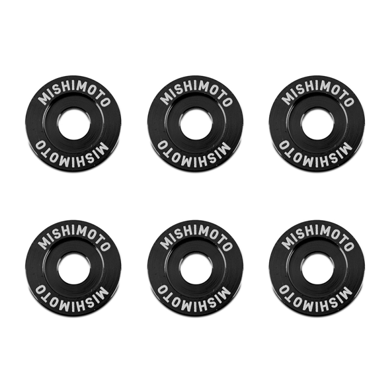 Mishimoto Large Fender Washer Kit (6pcs) - Black