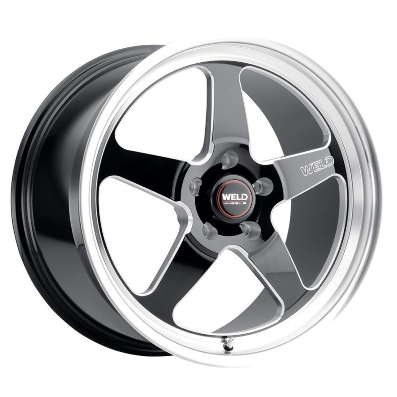 Weld 15x10 Ventura Drag 5x115 ET22 BS6.4 Gloss BLK MIL DIA 78.1