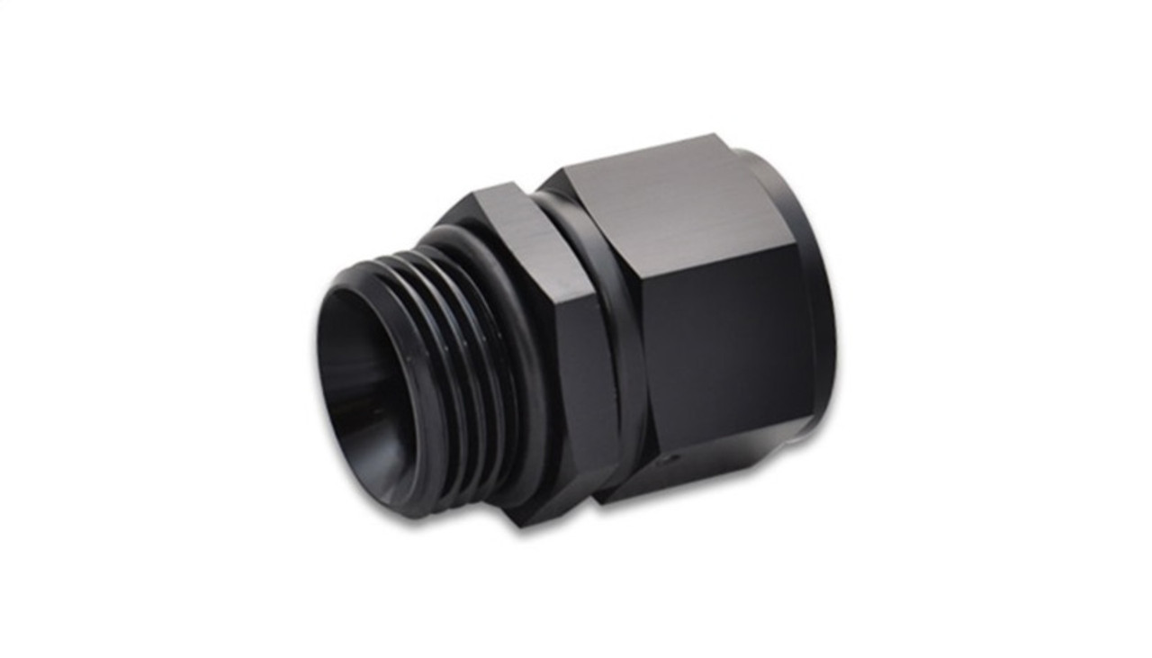 Vibrant -6AN Female to -6AN Male Straight Cut Adapter with O-Ring