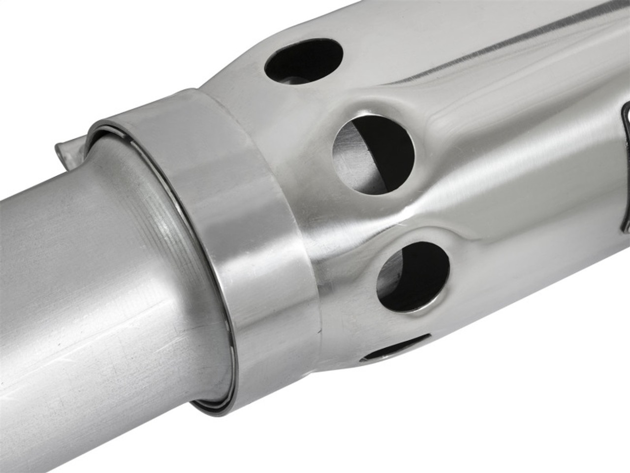 aFe LARGE BORE HD 3.5in DPF-Back Alum Exhaust w/Polished Tip 2016 GM Colorado/Canyon 2.8L (td)