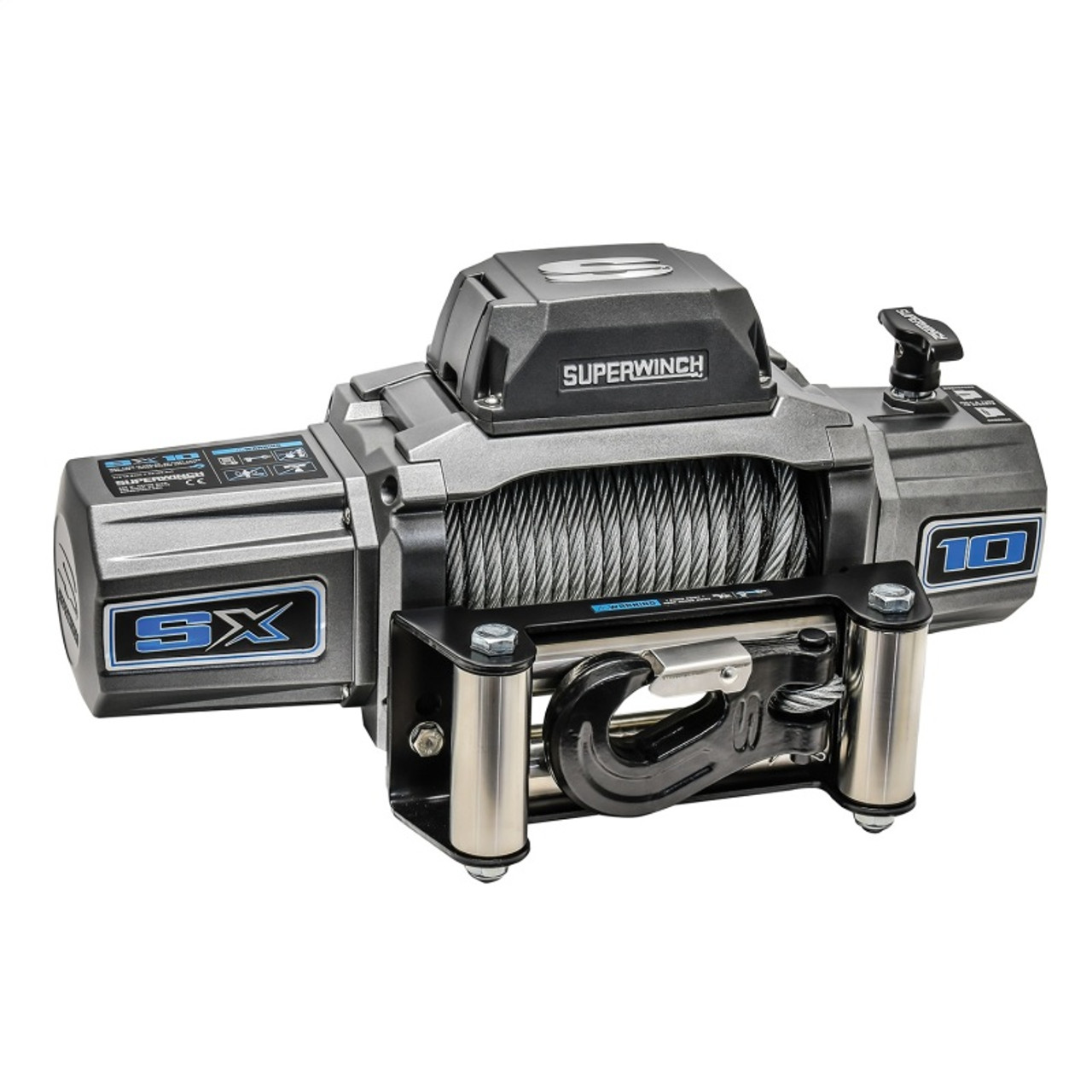 Superwinch 10000 LBS 12 VDC 3/8in x 85ft Synthetic Rope SX 10000 Winch