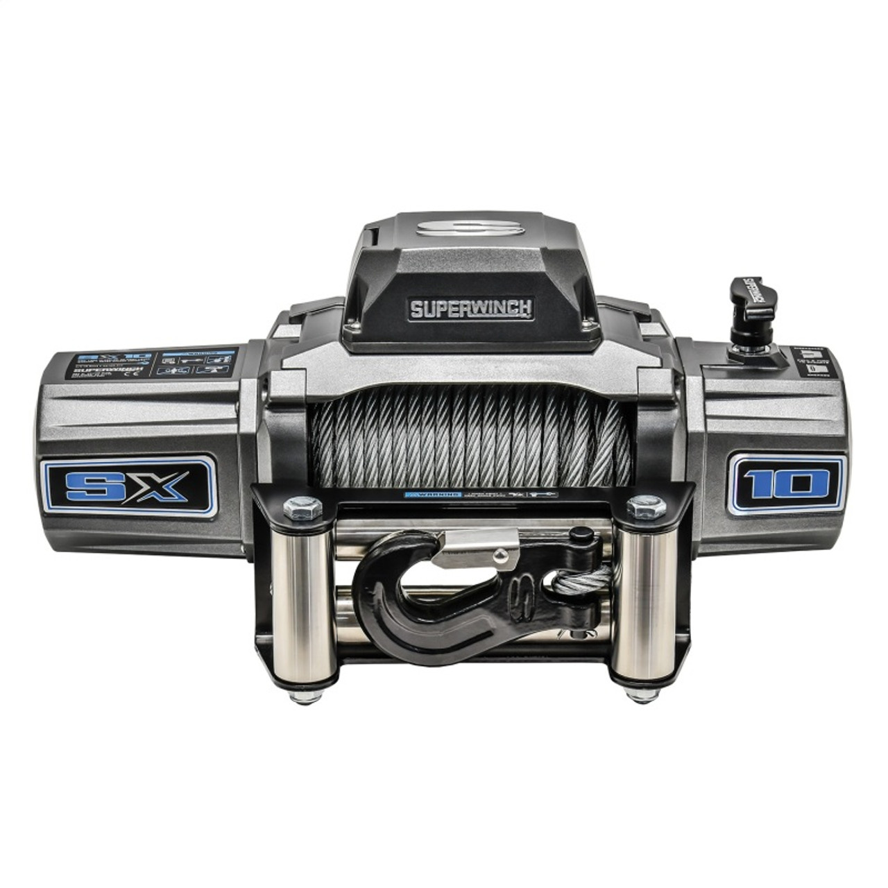 Superwinch 10000 LBS 12 VDC 3/8in x 85ft Synthetic Rope SX 10000 Winch