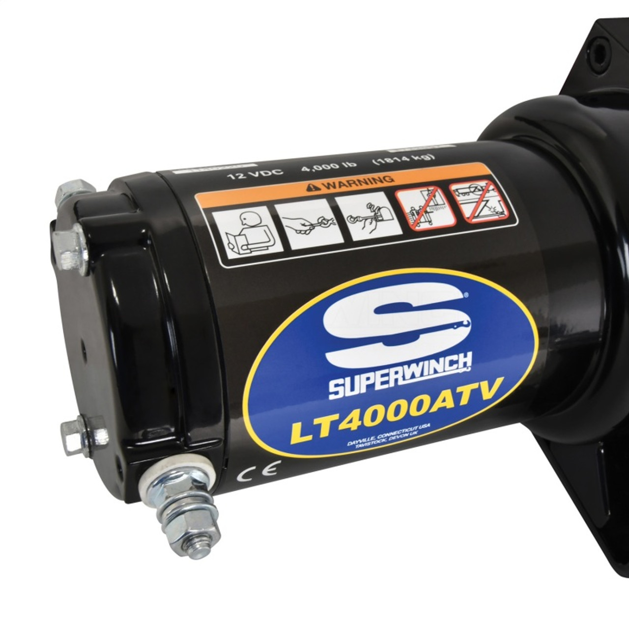 Superwinch 4000 LBS 12 VDC 3/16in x 50ft Synthetic Rope LT4000 Winch