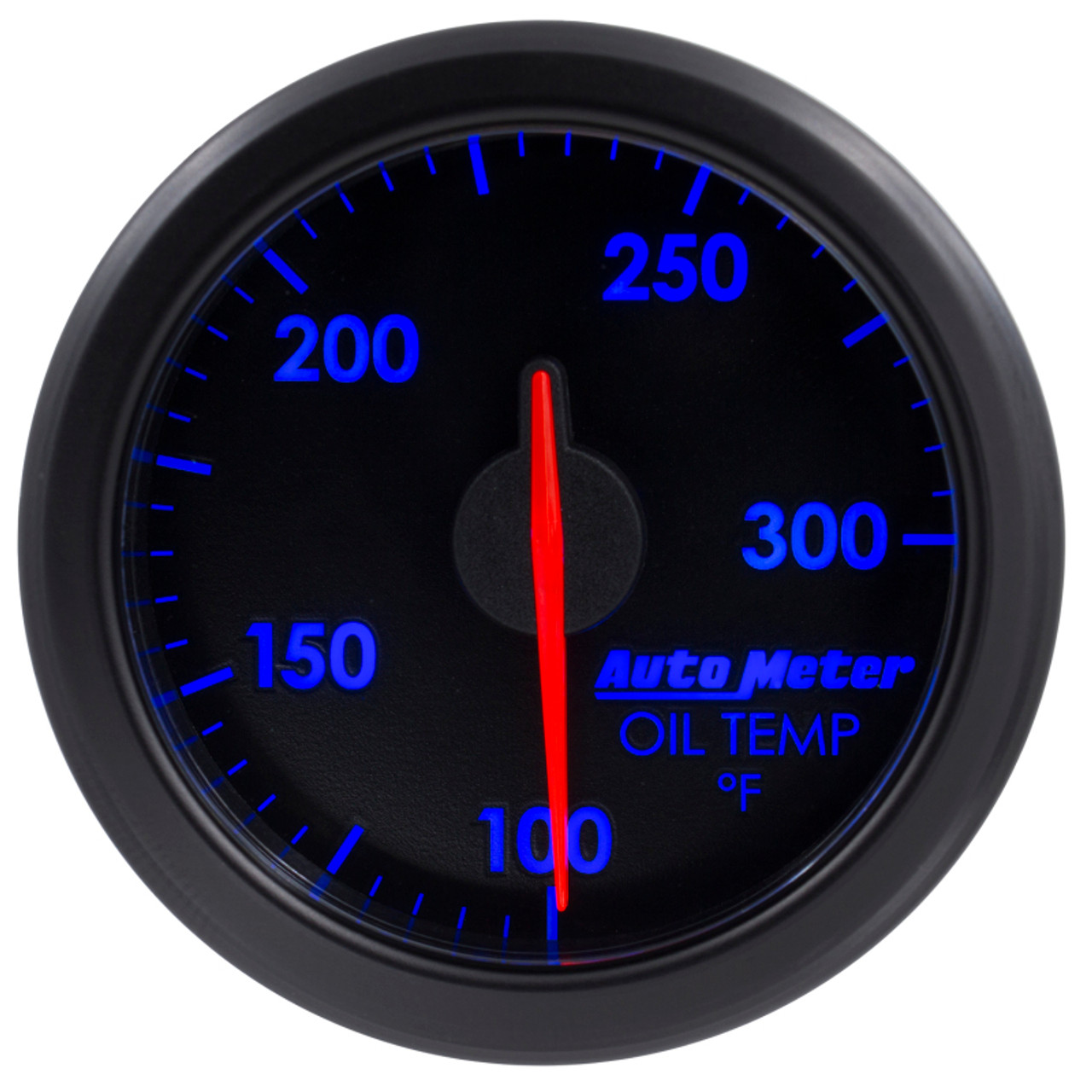 Autometer Airdrive 2-1/6in Oil Temp Gauge 100-300 Degrees F - Black