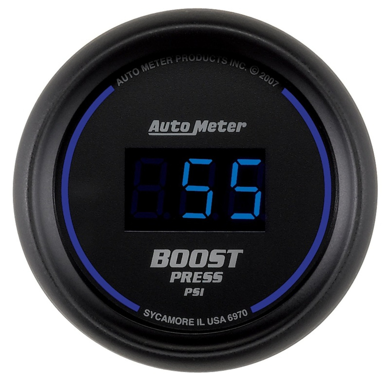 Autometer Cobalt Digital 52mm Digital 5-60 PSI Boost Gauge