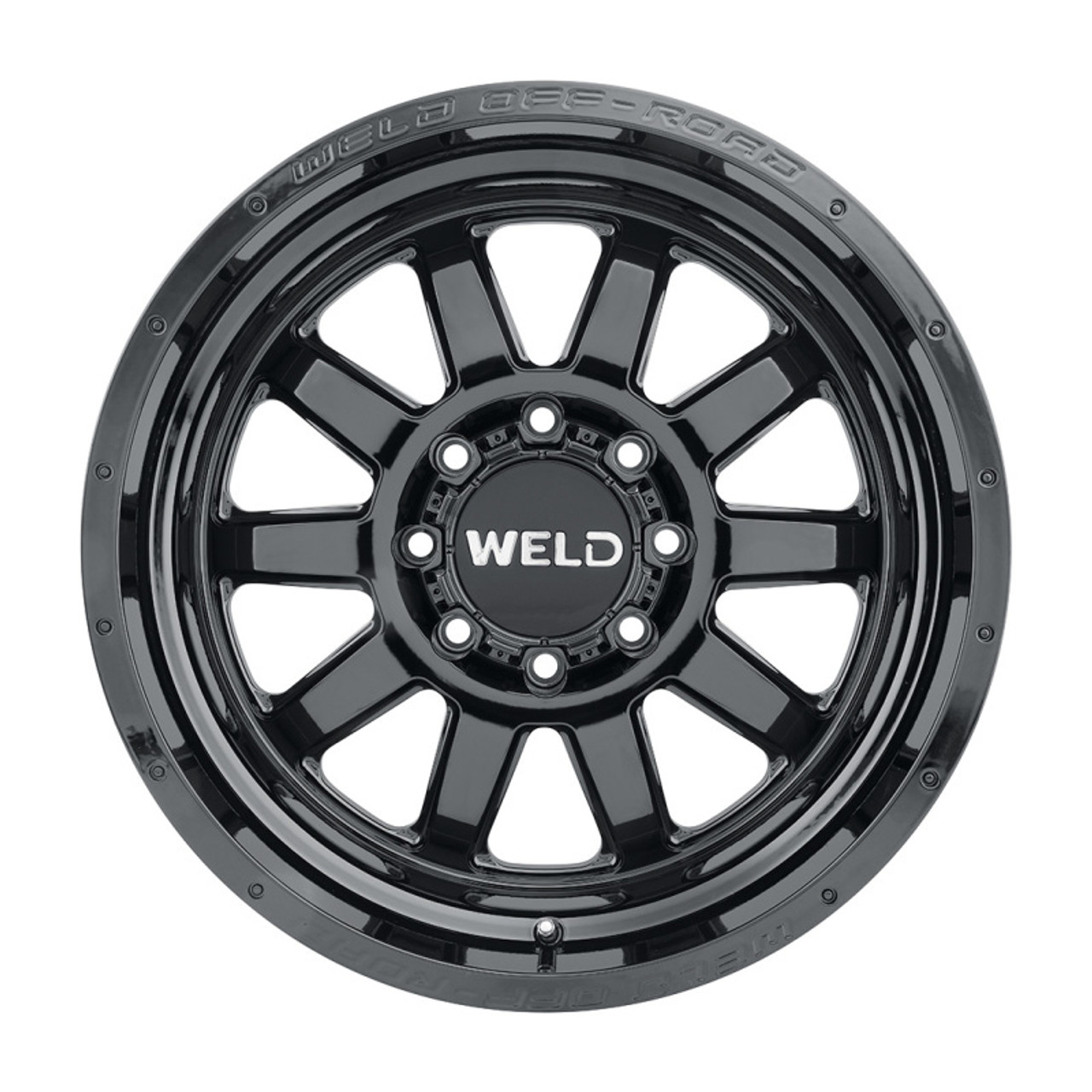 Weld W168 20X9 Stealth 8X165.1 ET00 BS5.00 Gloss Black 125.1
