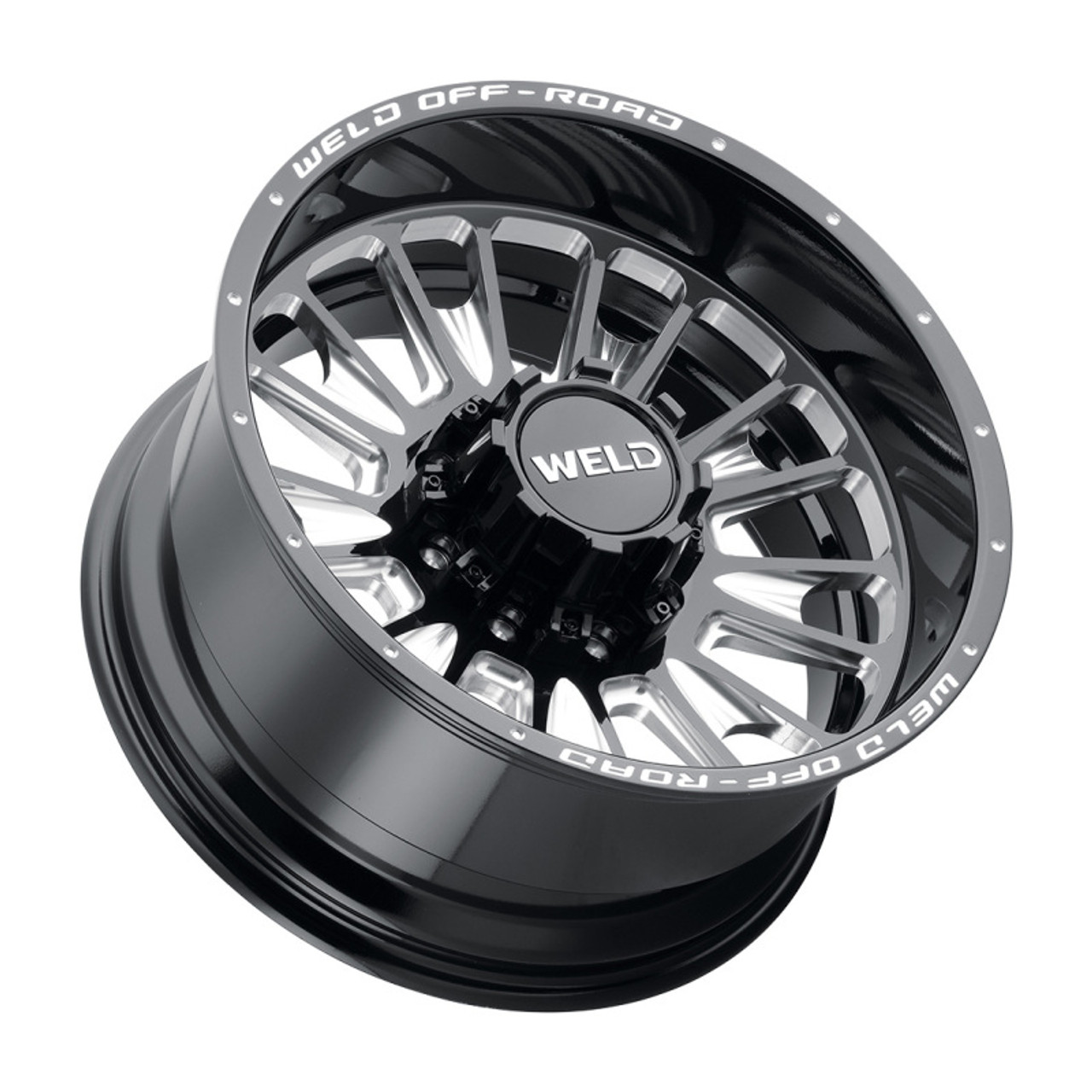 Weld W121 20X10 Scorch 8X165.1 ET-18 BS4.75 Gloss Black MIL 125.1