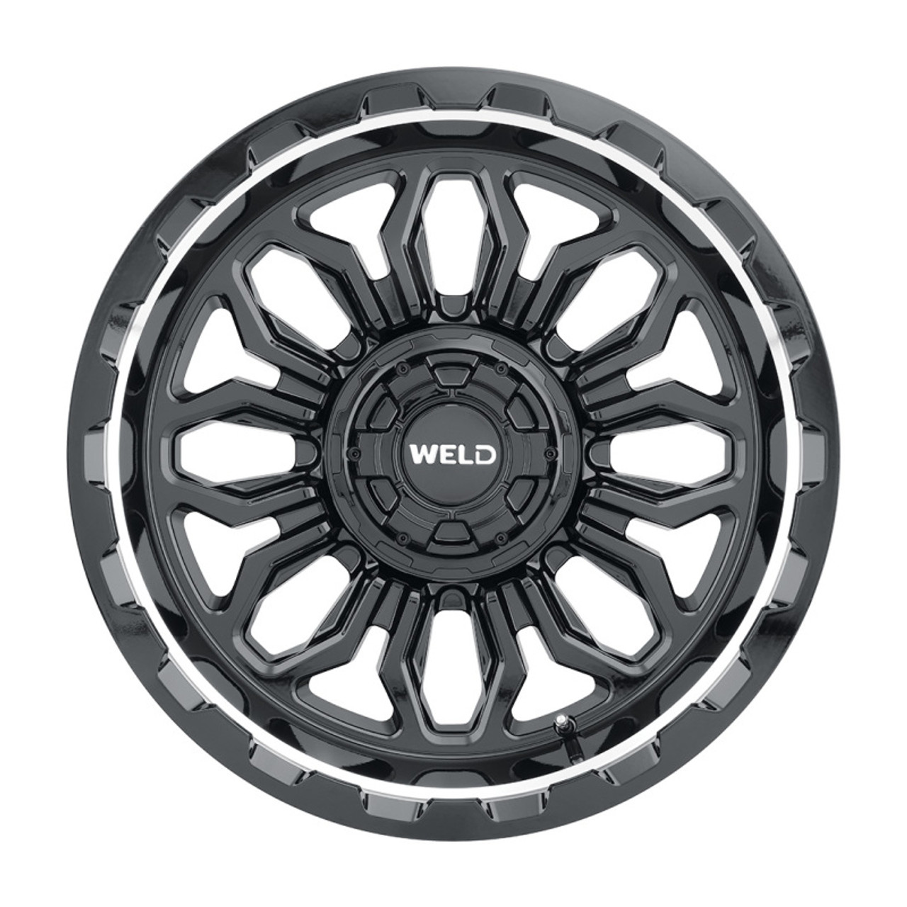 Weld W139 20X9 Flare 6X135 6X139.7 ET00 BS5.00 Gloss Black MIL 106.1