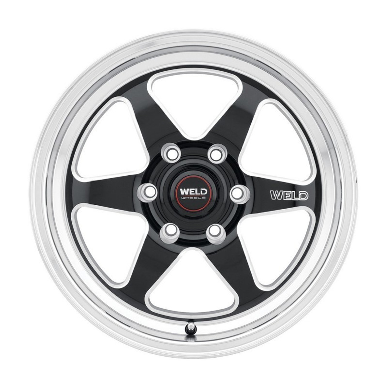 Weld 17x7 Ventura 6 Drag 6x135 ET20 BS4.80 Gloss BLK MIL DIA 87.1