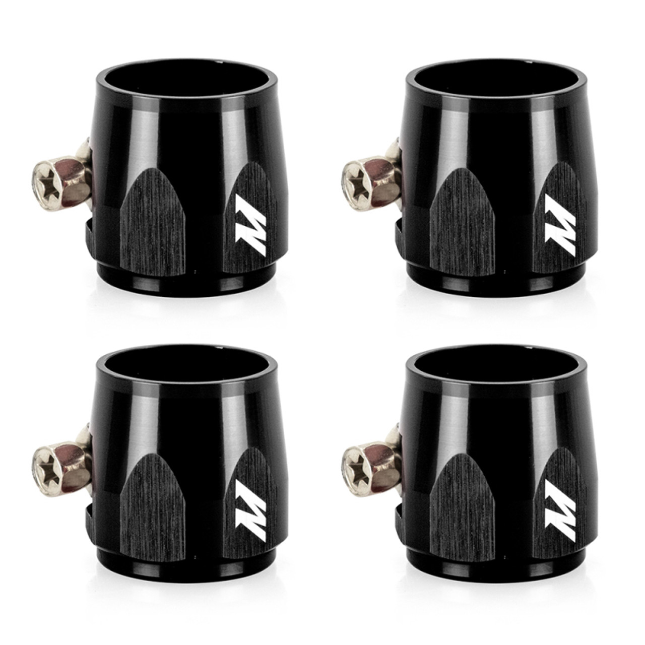 Mishimoto Aluminum -6AN Hex Finishers - Black
