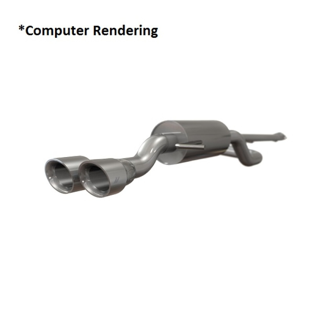 Mishimoto 14-16 Ford Fiesta ST 1.6L 2.5in Stainless Steel Resonated Cat-Back Exhaust w/ Burnt Ti