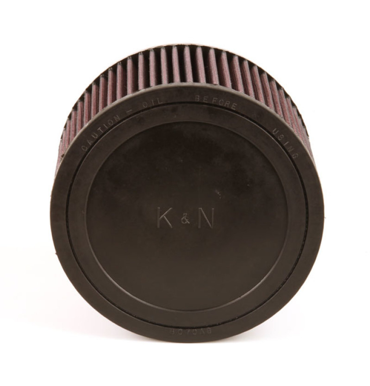 K&N Universal Rubber Filter - Round Straight 3-1/16in Flange x 7in OD x 4in Height