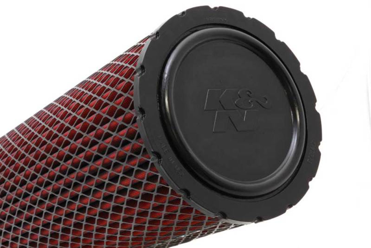 K&N Round Radial Seal 9-1/4in OD 5-15/16in ID 23-1/8in H Standard Flow Replacement Air Filter - HDT