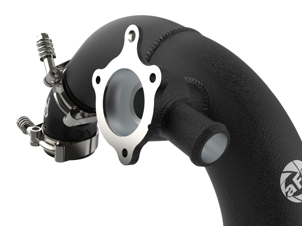 AFE 21-22 Ford Bronco L4-2.3L (t) BladeRunner Alum Hot/Cold Charge Pipe Kit - Black