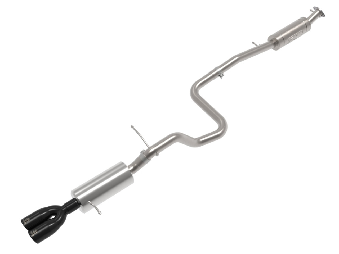 aFe Takeda Series 2 1/2in 304 SS Cat-Back 14-19 Ford Fiesta L4-1.6L (t) w/Black Tip