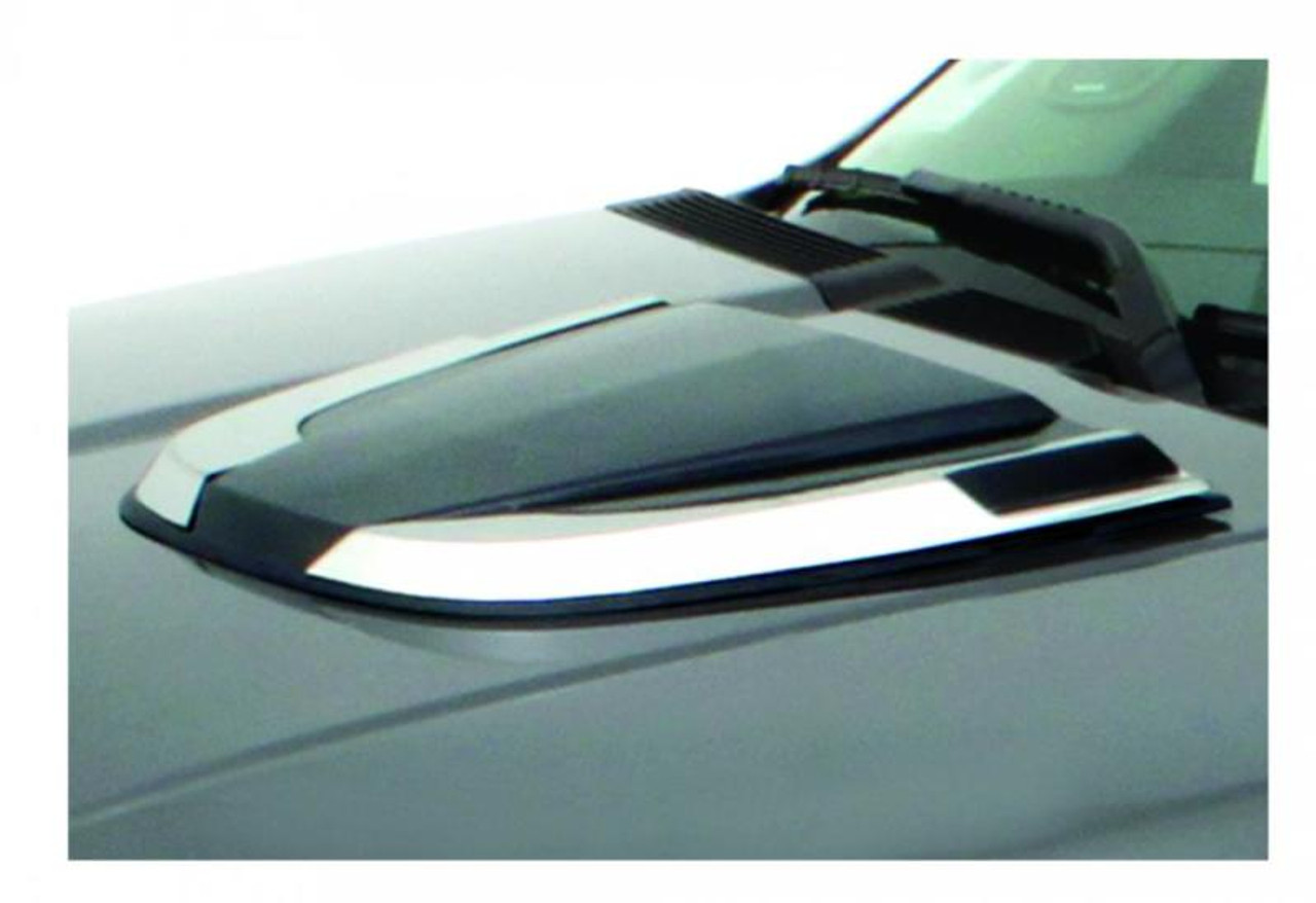 AVS Universal Hood Scoop - Smoke avs80010