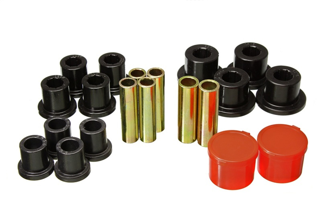 Energy Suspension 98-11 Ford Ranger 2/4WD Rear Leaf Spring Bushing Set - Black