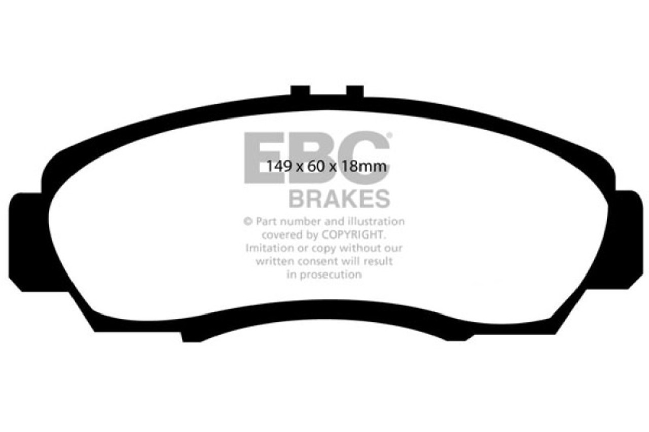 EBC Brakes Bluestuff Street and Track Day Brake Pads ebcDP51610NDX