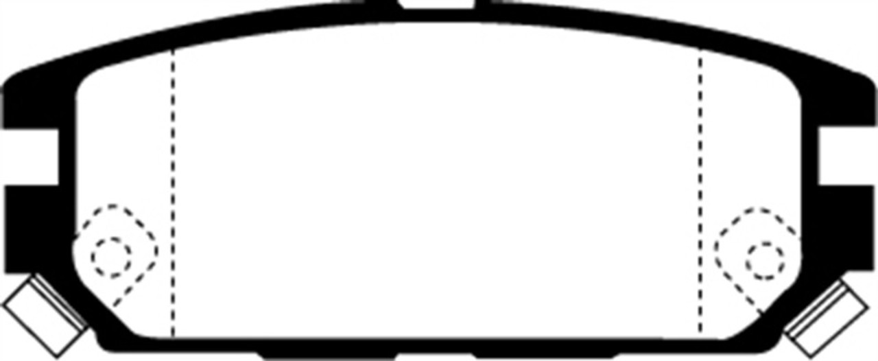 EBC 91-93 Dodge Stealth 3.0 4WD Redstuff Rear Brake Pads
