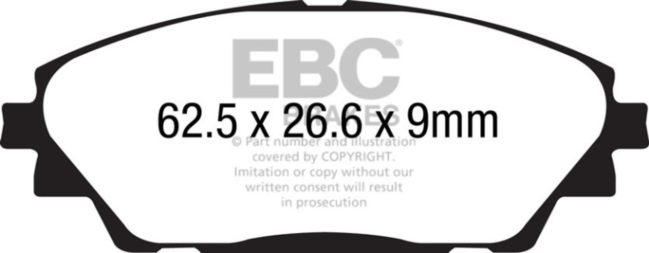 EBC 14+ Mazda 3 2.0 (Japan Build) Greenstuff Front Brake Pads