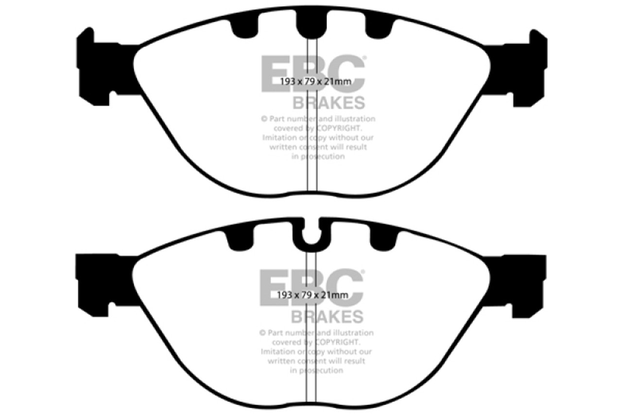 EBC 06-10 BMW M5 5.0 (E60) Bluestuff Front Brake Pads