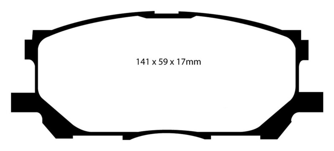 EBC 04-07 Lexus RX330 3.3 Yellowstuff Front Brake Pads