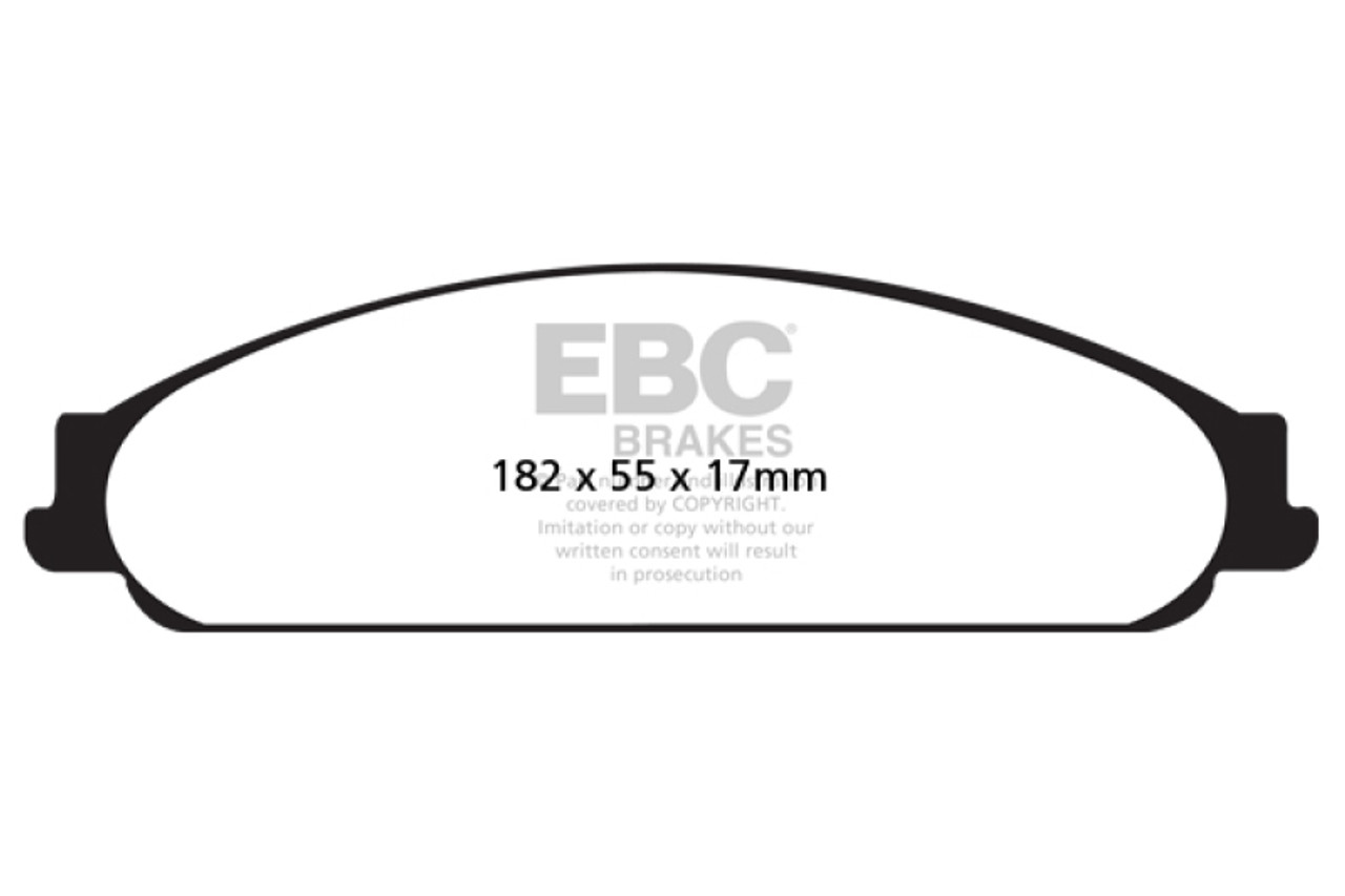EBC 04-07 Ford Five Hundred 3.0 Yellowstuff Front Brake Pads