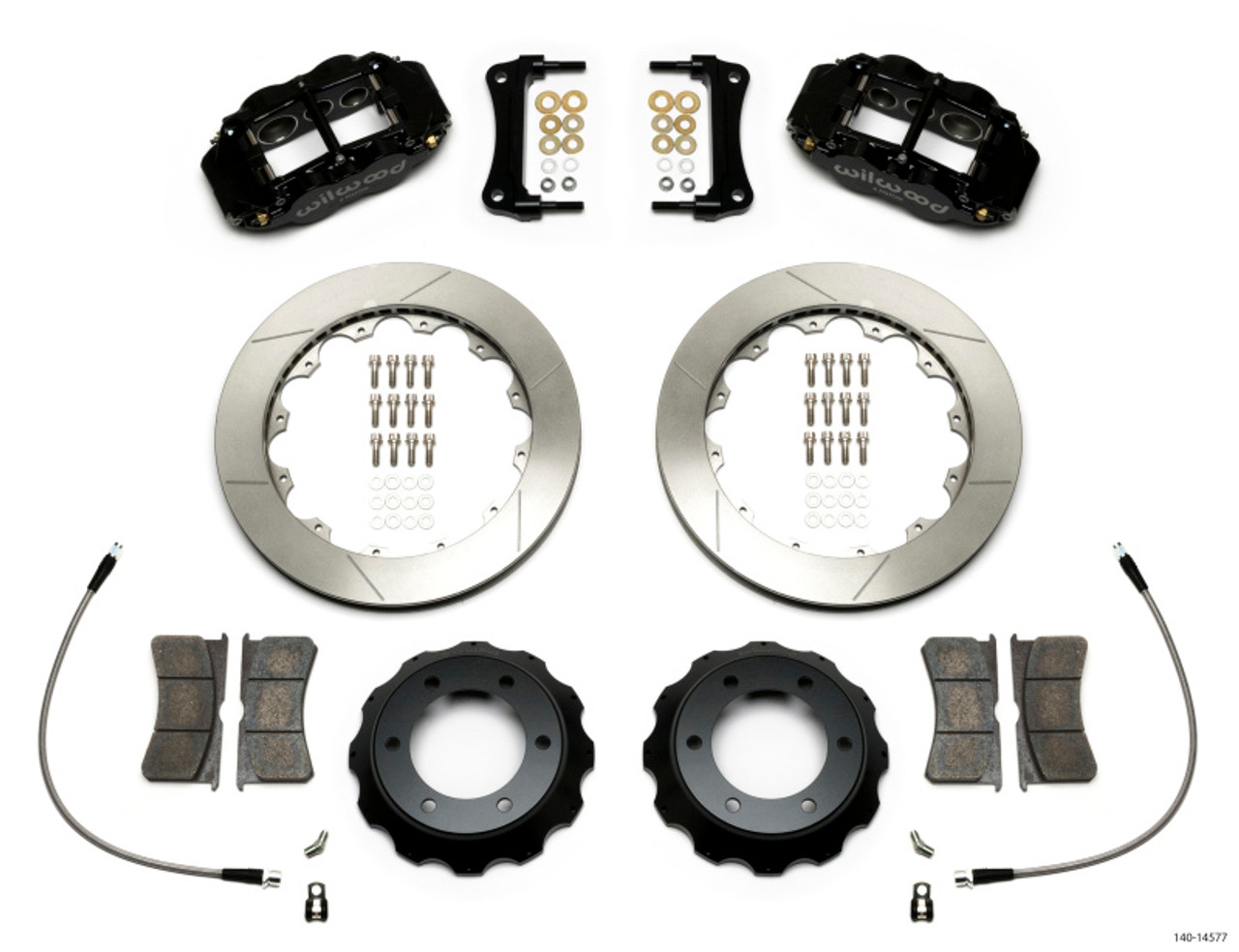 Wilwood Narrow Superlite 6R Front Kit 12.88in Slotted Rotor w/ Lines 05-15 Toyota Tacoma
