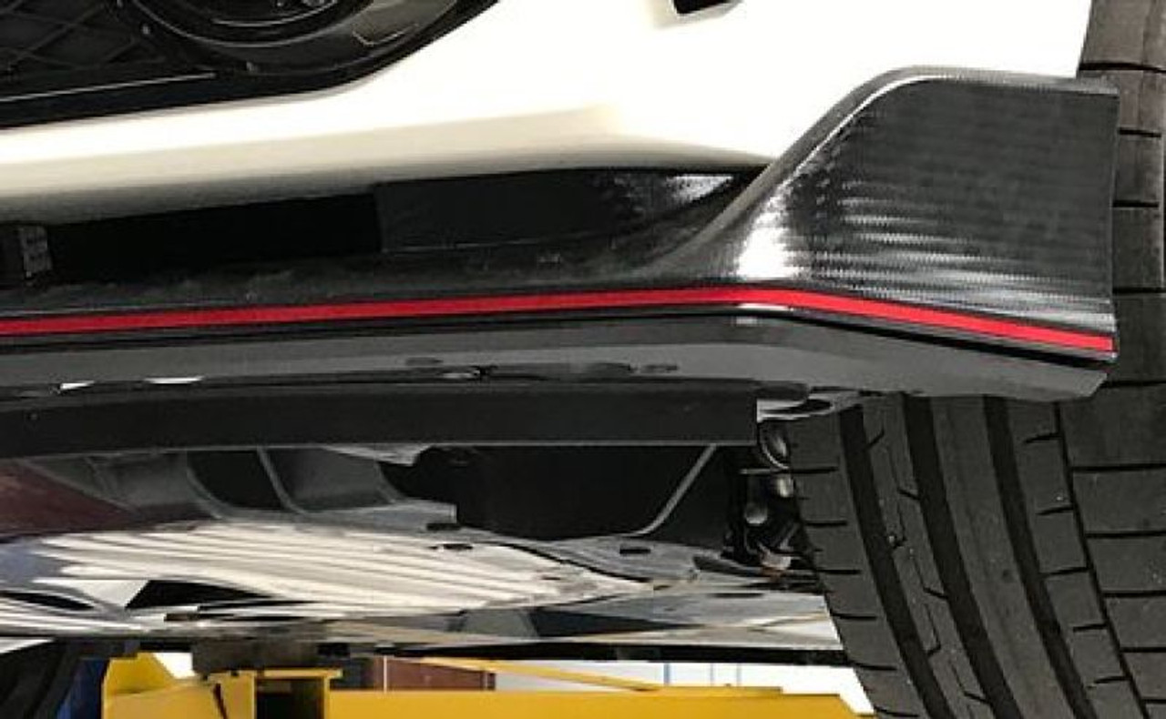 ProTEKt 18-19 Civic Type R Custom Fit Front Bumper Skid Plates