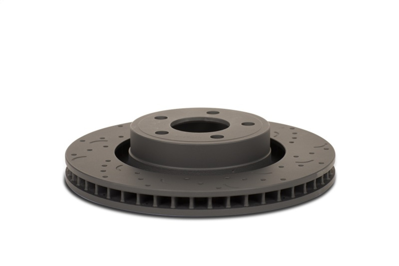 Hawk Talon 2011 Ford Fiesta Drilled and Slotted Front Brake Rotor Set