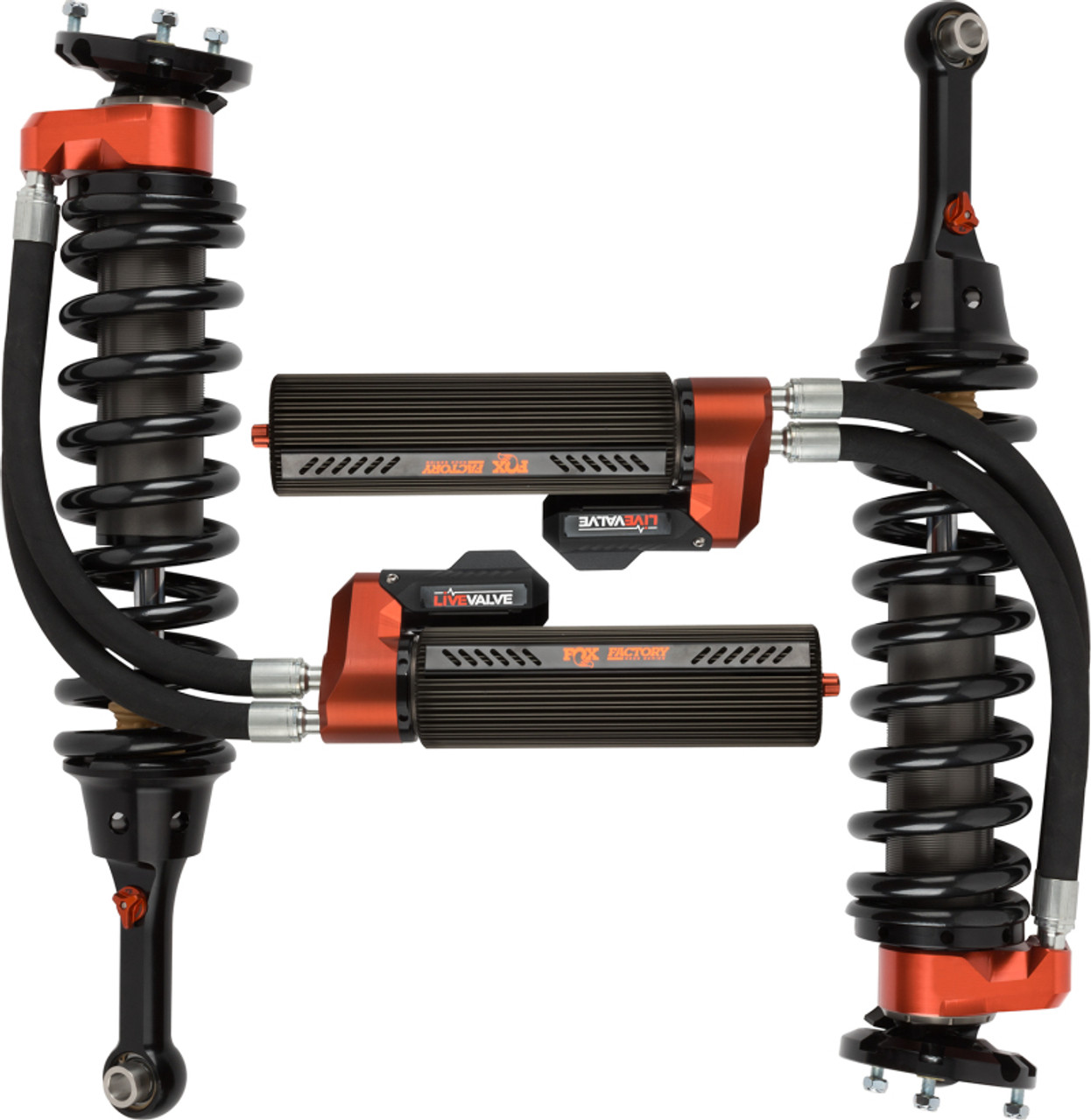 Fox 3.0 Factory Race Series Live Valve Internal Bypass Coilover Shock 2019+ Ford Raptor - Front