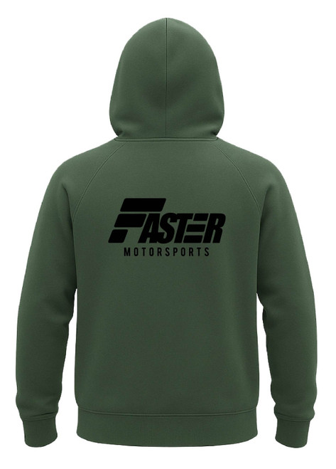 Faster Motorsports Hoodie Military Green