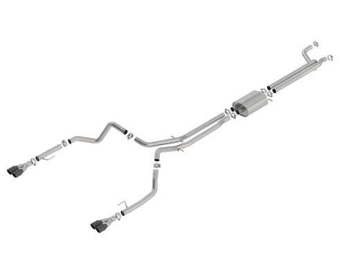 Borla 2019 Chevrolet Silverado 1500 6.2 w/ 147in WB 2.75in S-Type Catback Exhaust -Black Chrome Tips