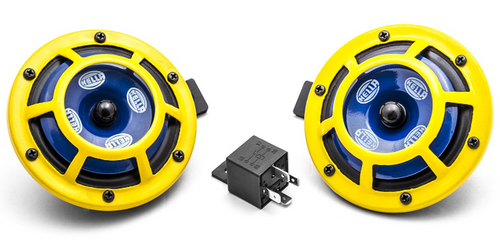 Hella Sharptone Horn Kit 12V 415/350Hz Yellow (3BB922000731 = H31000001) (Min Qty 360)