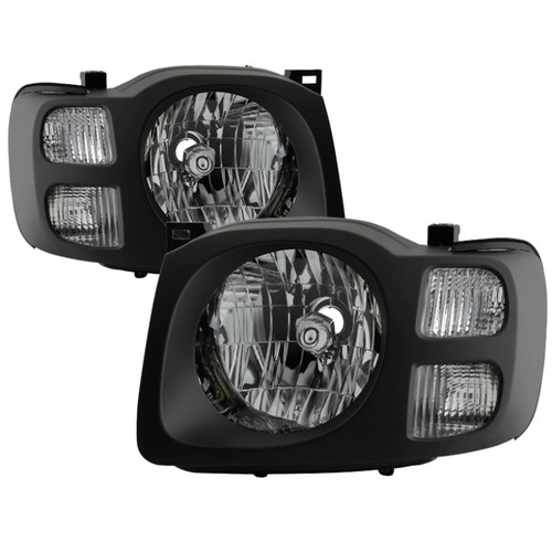 xTune Nissan Xterra 02-04 OEM Style Headlights - Black HD-JH-NXT02-BK