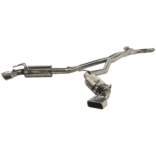 MBRP 2010 Chev Camaro V8 6.2L 6 Speed Dual Cat Back Rectangle Tip (11 Conv. MUST purchase mbrpAD1710