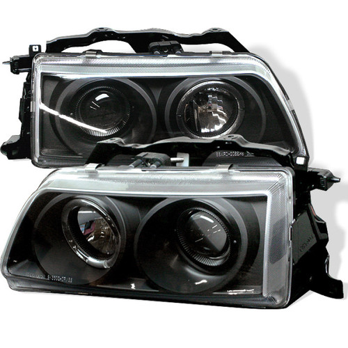 Spyder Honda Civic 88-89/CRX 88-89 Projector Headlights LED Halo Blk PRO-YD-HC88-HL-BK