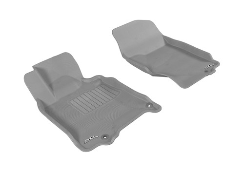 3D MAXpider 2007-2015 Infiniti Q40/Q60/G35/37 Kagu 1st Row Floormat - Gray