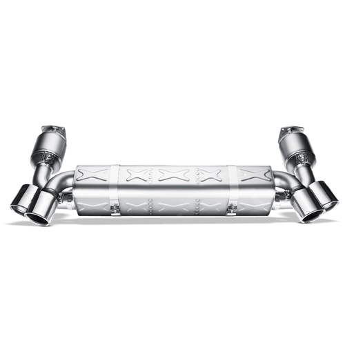 Akrapovic 06-09 Porsche 911 Turbo Slip-On Line (Titanium) w/ Titanium Tips