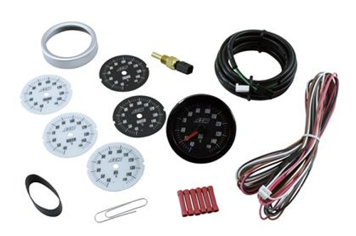 AEM Analog 40-148C Oil/Water/Trans Temperature Gauge (Metric)