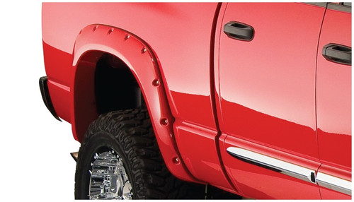 Bushwacker 02-08 Dodge Ram 1500 Fleetside Pocket Style Flares 2pc 75.9/76.3/97.9in Bed - Black